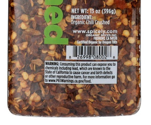 Spicely Organics: Organic Chili Pepper Crushed, 13 Oz