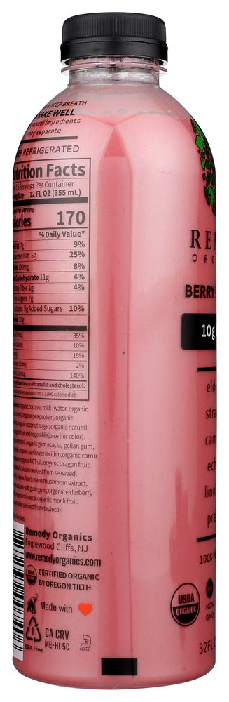 Remedy Organics: Beverage Berry Immunity, 32 Fo