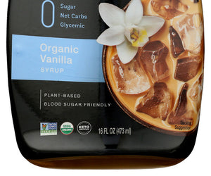 Rxsugar: Organic Vanilla Syrup, 16 Fo