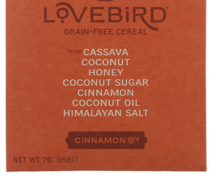 Lovebird: Cereal Grain Free Cinnamo, 7 Oz