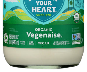 Follow Your Heart: Organic Vegenaise, 32 Oz
