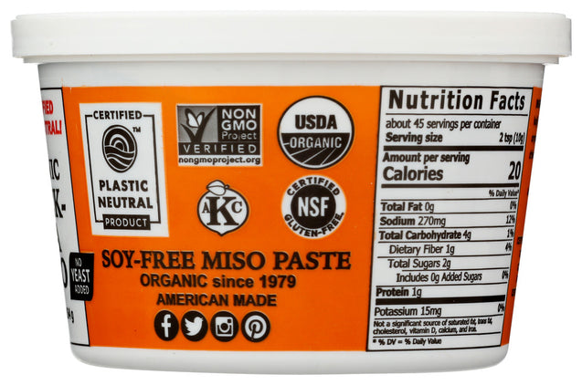 Miso Master: Organic Chickpea Miso, 16 Oz