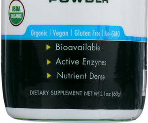 Green Foods: Organic Chlorella Powder, 2.1 Oz