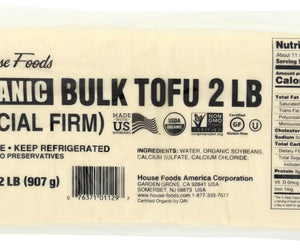 House Foods: Organic Special Firm Bulk Tofu, 2 Lb