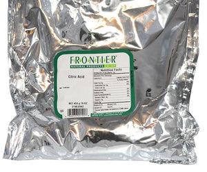 Frontier Herb: Citric Acid, 16 Oz
