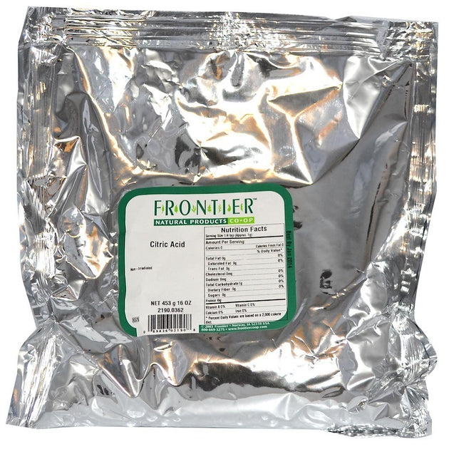 Frontier Herb: Citric Acid, 16 Oz