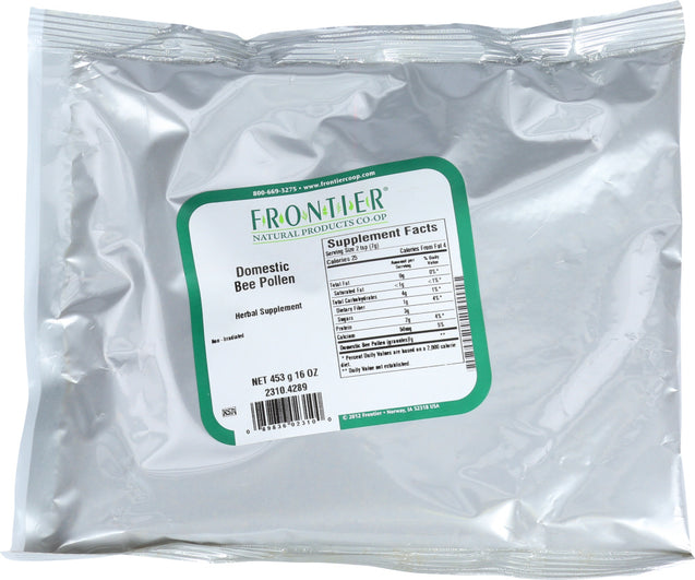Frontier Herb: Domestic Bee Pollen, 16 Oz