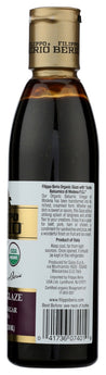 Filippo Berio: Organic Glaze Balsamic Vinegar, 8.4 Fo