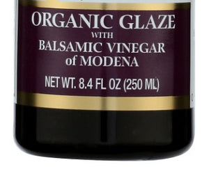 Filippo Berio: Organic Glaze Balsamic Vinegar, 8.4 Fo