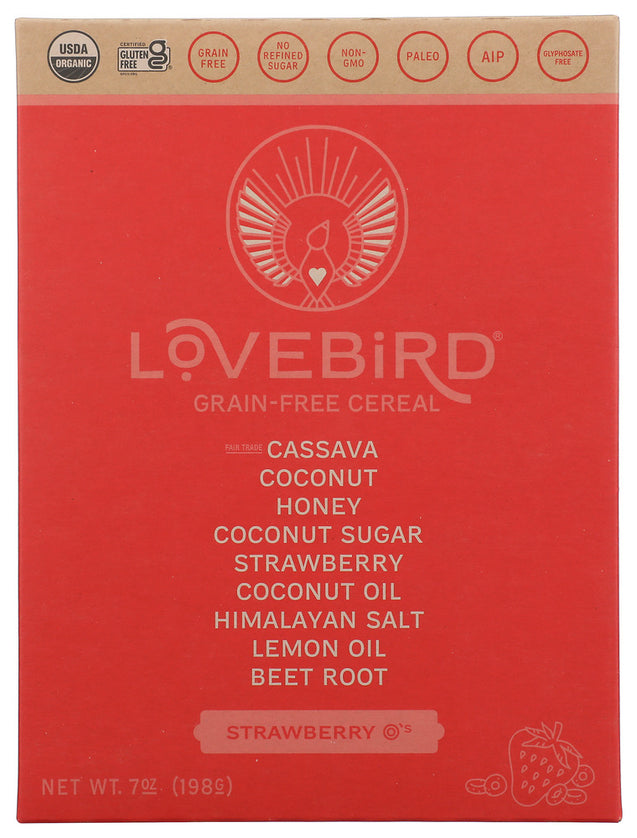 Lovebird: Cereal Strawberry, 7 Oz