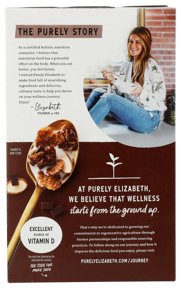 Purely Elizabeth: Chocolate Almond Superfood Cereal With Vitamin D, 11 Oz