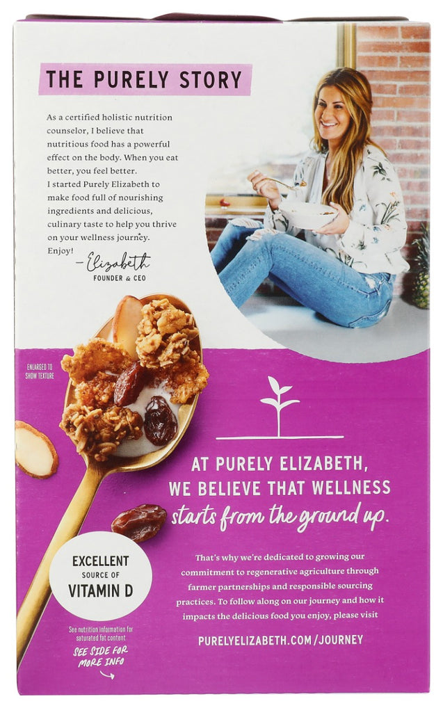 Purely Elizabeth: Cinnamon Raisin Almond Superfood Cereal With Vitamin D, 11 Oz