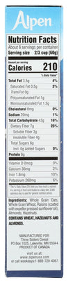 Alpen: Muesli Cereal No Sugar Added, 14 Oz