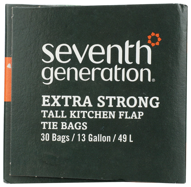 Seventh Generation: Tall Kitchen Bags 13 Gallon 2-ply, 30 Pc