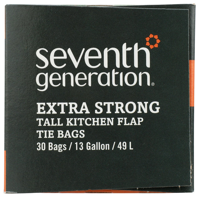 Seventh Generation: Tall Kitchen Bags 13 Gallon 2-ply, 30 Pc