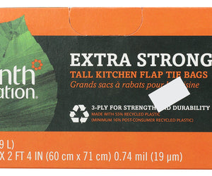 Seventh Generation: Tall Kitchen Bags 13 Gallon 2-ply, 30 Pc