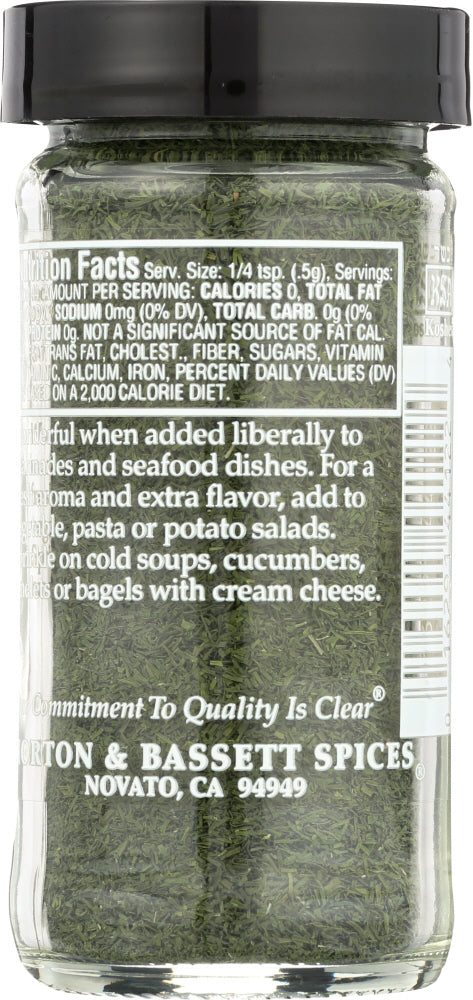 Morton & Bassett: Dill Weed, 0.8 Oz