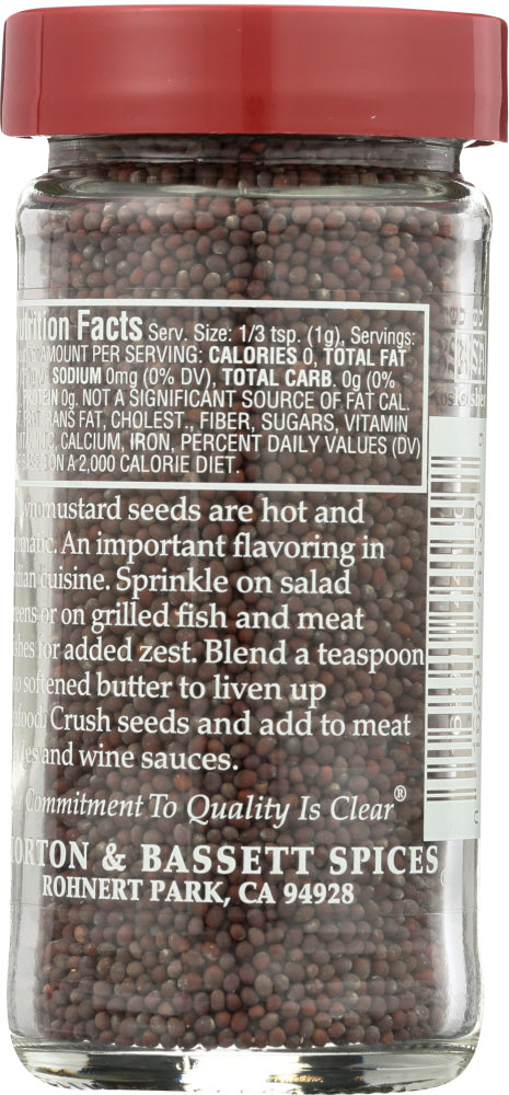 Morton & Bassett: Brown Mustard Seed, 2.7 Oz