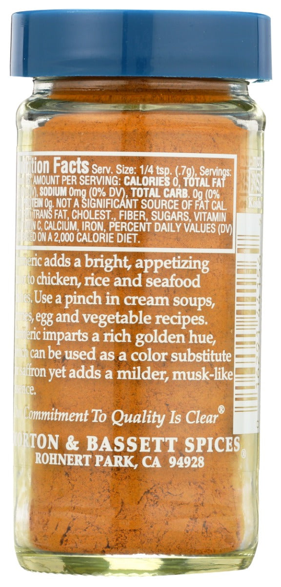 Morton & Bassett: Turmeric, 2.4 Oz