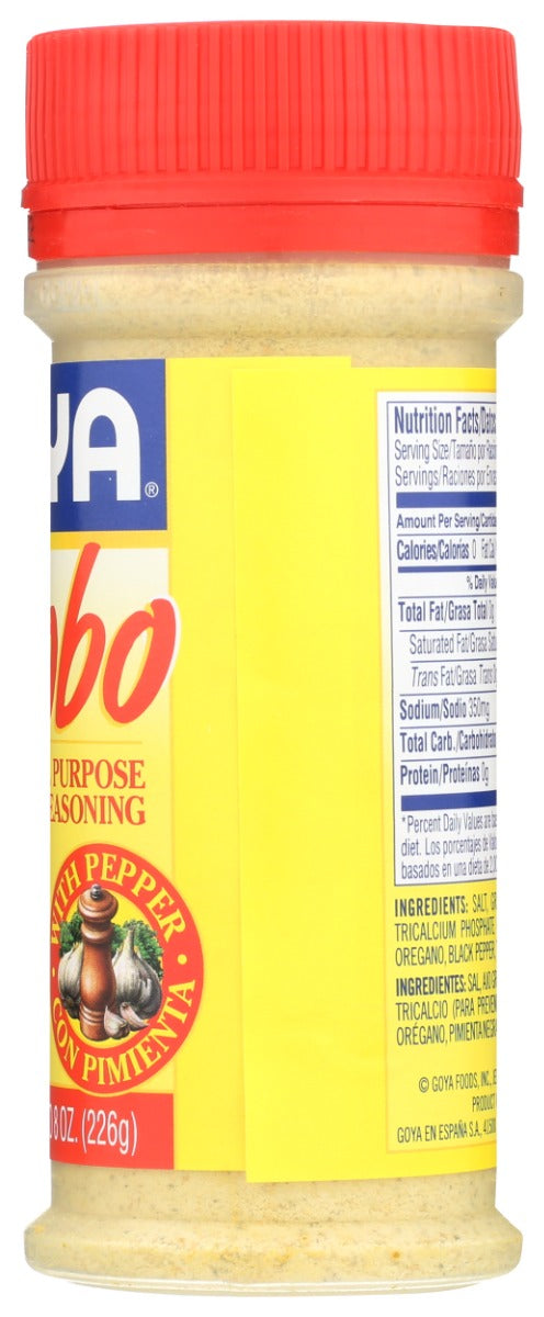 Goya: Adobo All Purpose Seasoning With Pepper, 8 Oz