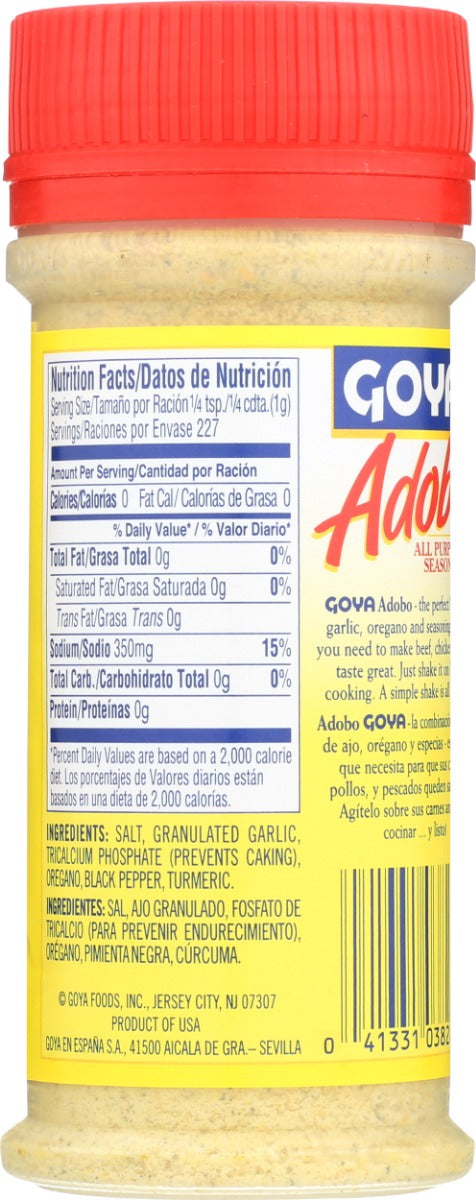 Goya: Adobo All Purpose Seasoning With Pepper, 8 Oz