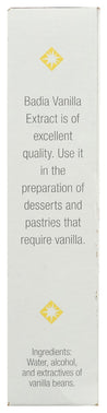Badia: Pure Vanilla Extract, 2 Oz
