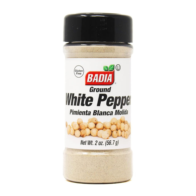 Badia: Ground White Pepper, 2 Oz