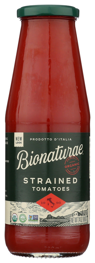 Bionaturae: Organic Strained Tomatoes, 24 Oz