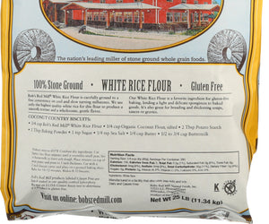 Bob's Red Mill: Stone Ground White Rice Flour, 25 Lb