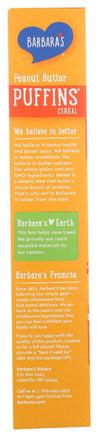 Barbaras: Puffins Peanut Butter Cereal, 11 Oz