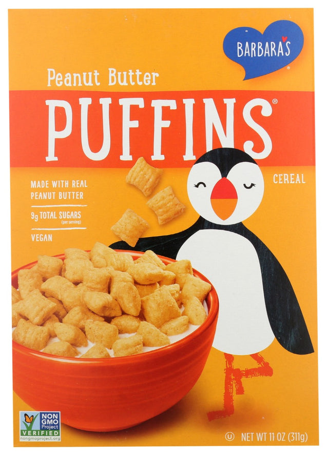 Barbaras: Puffins Peanut Butter Cereal, 11 Oz