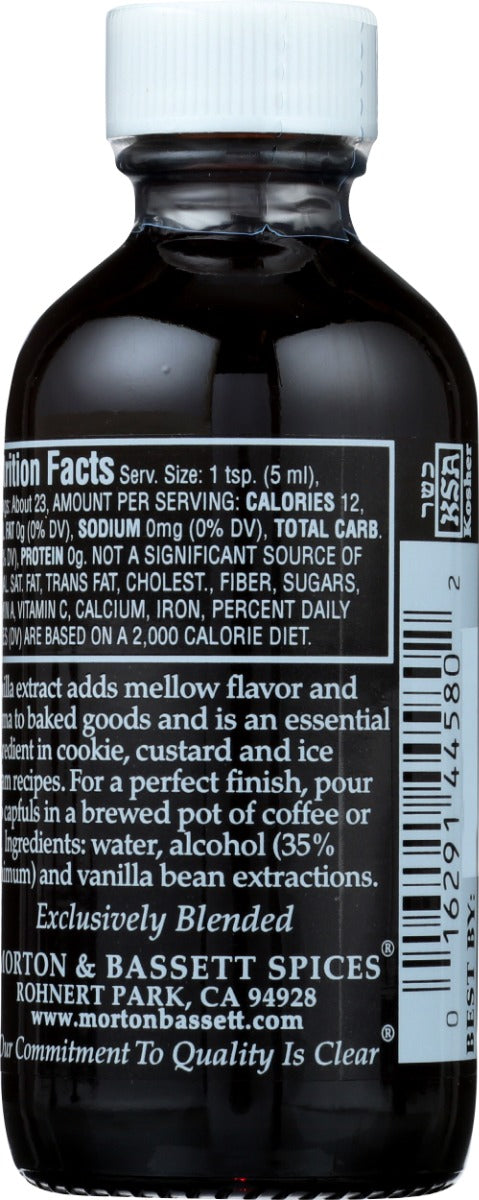 Morton & Bassett: Vanilla Extract, 2 Oz