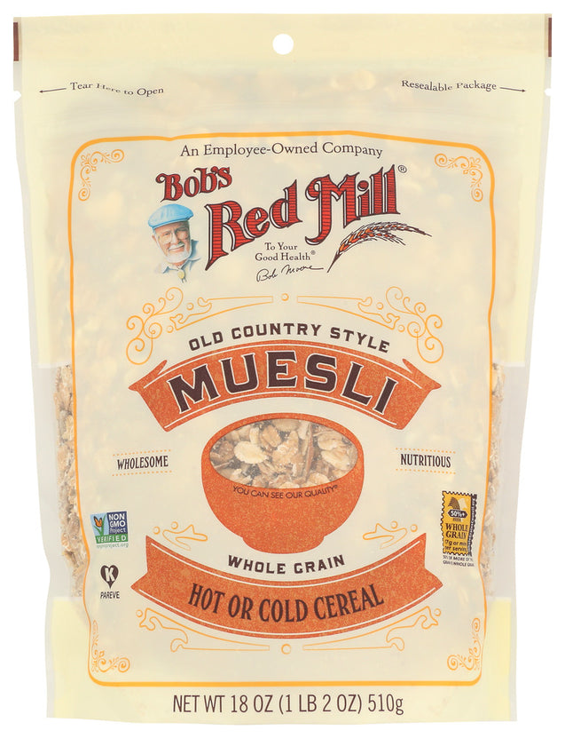 Bobs Red Mill:  Old Country Style Muesli Whole Grain Cereal, 18 Oz