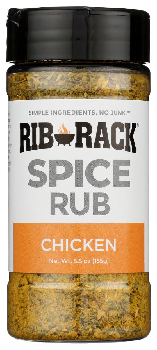 Rib Back: Chicken Spice Rub Seasoning, 5.5 Oz