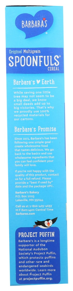 Barbaras: Multigrain Spoonfuls Cereal, 14 Oz