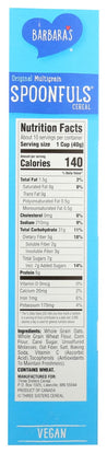 Barbaras: Multigrain Spoonfuls Cereal, 14 Oz
