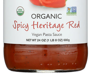 Dave's Gourmet: Organic Pasta Sauce Spicy Heirloom Marinara, 25.5 Oz