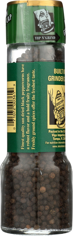 Alessi: Whole Black Peppercorns, 2.64 Oz