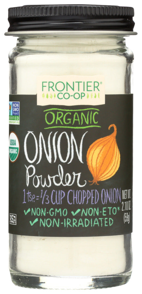 Frontier Natural Products: Organic Onion Powder, 2.1 Oz