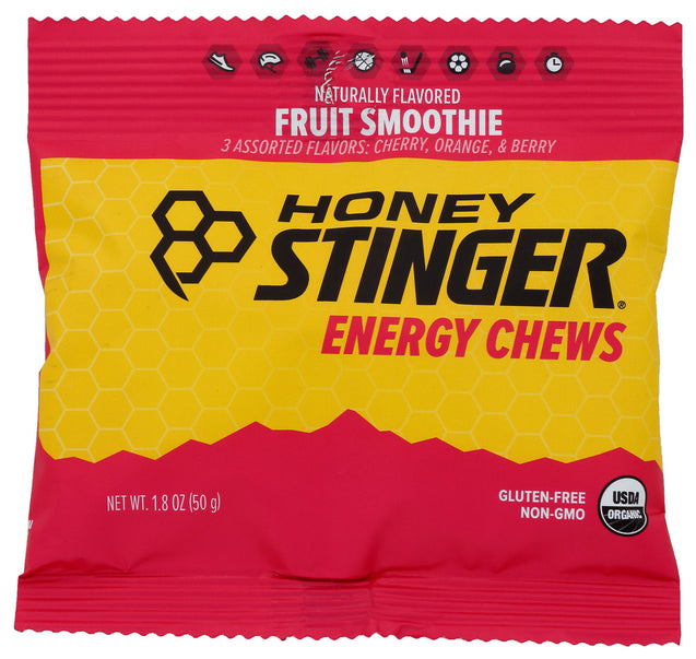 Honey Stinger: Organic Energy Chews Fruit Smoothie, 1.8 Oz