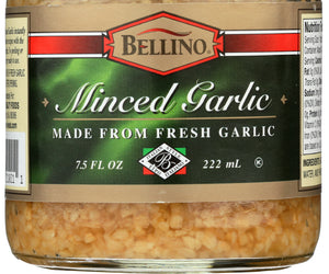 Bellino: Minced Garlic Made From Fresh Garlic, 7.5 Oz