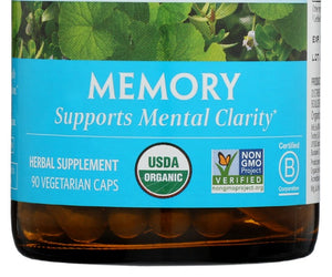 Organic India: Memory Gotu Kola And Bacopa Supplement, 90 Cp