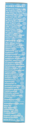 Essentialoxygen: Organic Low Abrasion Toothpaste Peppermint, 4 Oz