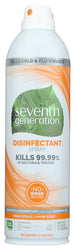 Seventh Generation: Fresh Citrus And Thyme Scent Disinfectant Spray, 14 Oz