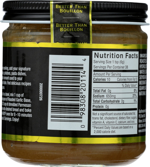 Better Than Bouillon: Roasted Garlic Base, 8 Oz