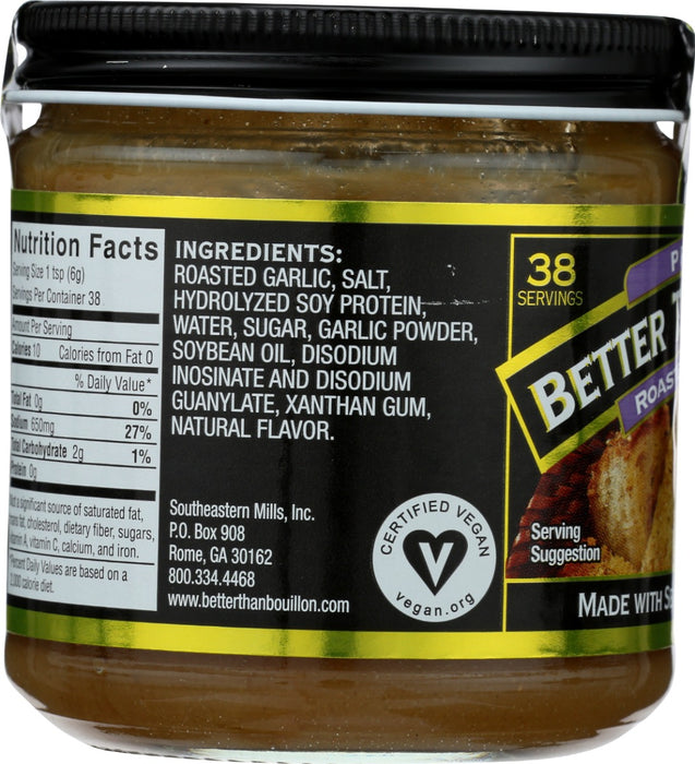 Better Than Bouillon: Roasted Garlic Base, 8 Oz