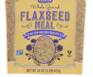 Bobs Red Mill: Premium Whole Ground Flaxseed Meal, 16 Oz