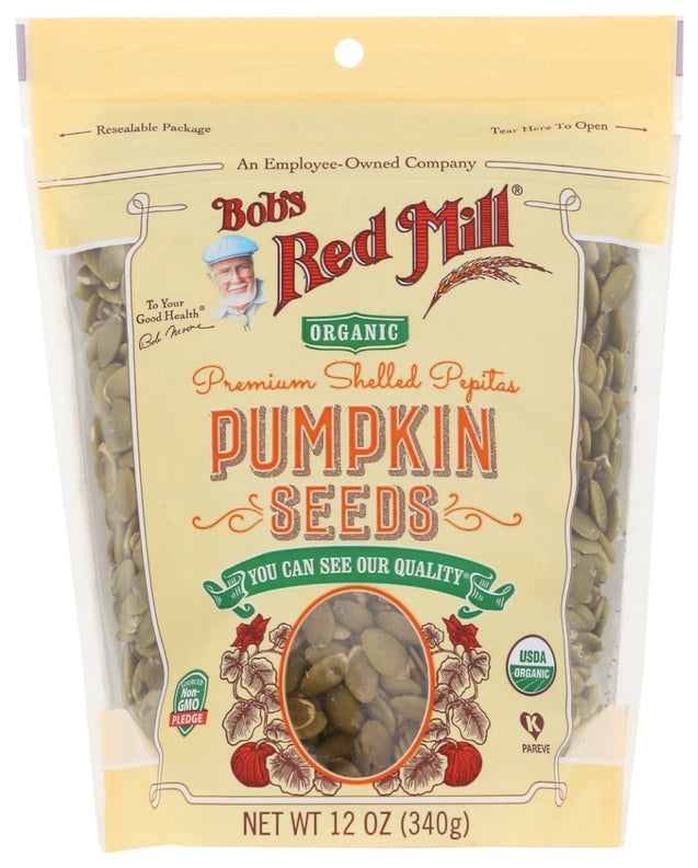Bobs Red Mill: Premium Shelled Pumpkin Seeds, 12 Oz