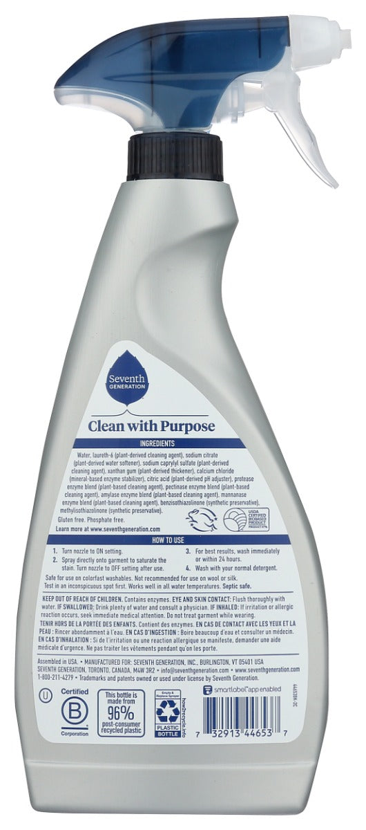 Seventh Generation: Stain Additive Remover Spray, 16 Fo