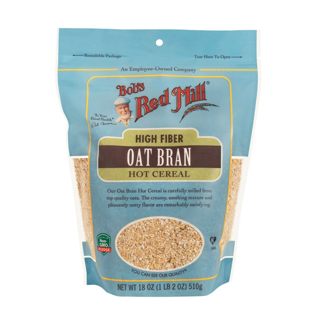 Bob's Red Mill: High Fiber Oat Bran Hot Cereal, 18 Oz